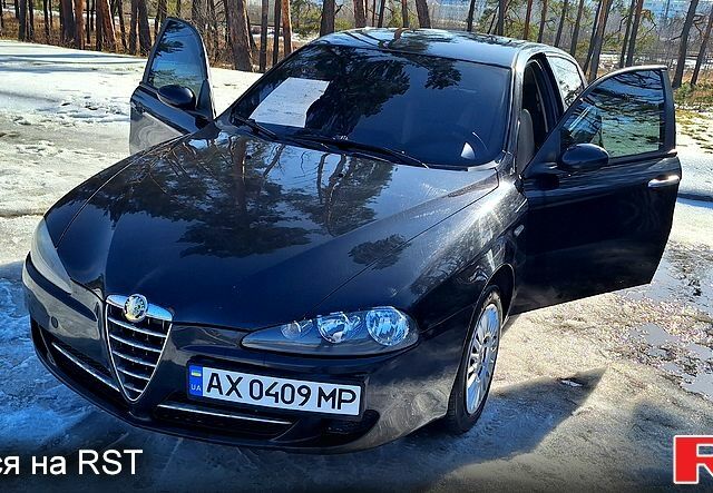 Черный Альфа Ромео 147, объемом двигателя 1.6 л и пробегом 211 тыс. км за 3500 $, фото 1 на Automoto.ua