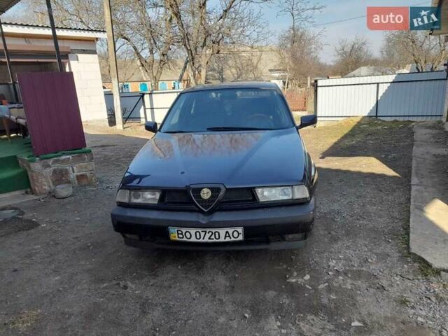 Синий Альфа Ромео 155, объемом двигателя 1.8 л и пробегом 221 тыс. км за 1500 $, фото 1 на Automoto.ua