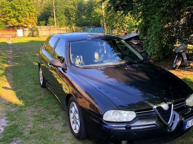 Черный Альфа Ромео 156, объемом двигателя 2.4 л и пробегом 300 тыс. км за 1500 $, фото 1 на Automoto.ua