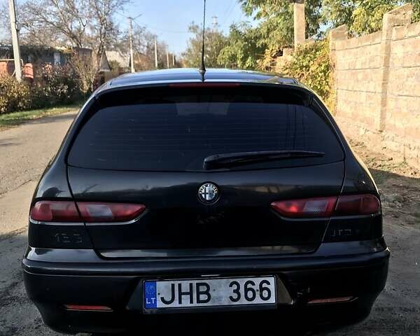 Чорний Альфа Ромео 156, об'ємом двигуна 1.9 л та пробігом 235 тис. км за 1950 $, фото 1 на Automoto.ua