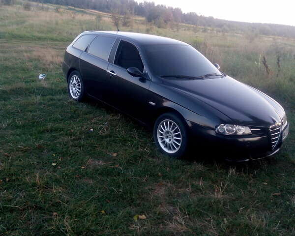 Черный Альфа Ромео 156, объемом двигателя 1.91 л и пробегом 320 тыс. км за 3300 $, фото 1 на Automoto.ua