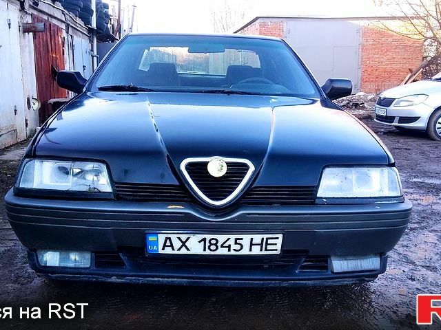 Черный Альфа Ромео 164, объемом двигателя 2 л и пробегом 300 тыс. км за 750 $, фото 1 на Automoto.ua