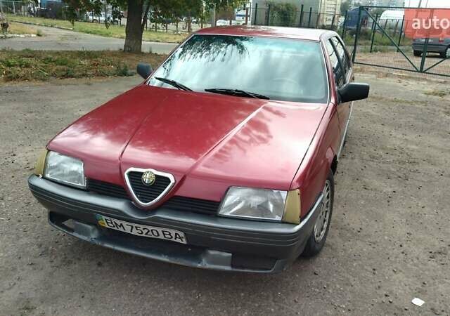 Красный Альфа Ромео 164, объемом двигателя 3 л и пробегом 270 тыс. км за 1400 $, фото 1 на Automoto.ua