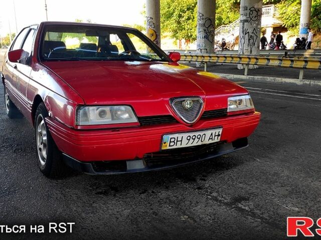 Червоний Альфа Ромео 164, об'ємом двигуна 2 л та пробігом 200 тис. км за 950 $, фото 1 на Automoto.ua