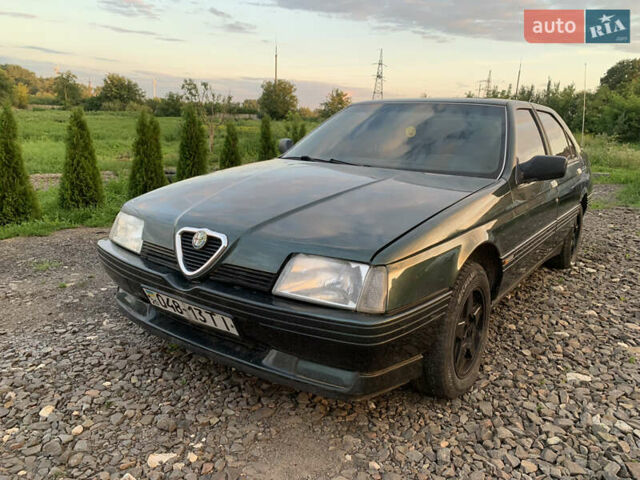 Зеленый Альфа Ромео 164, объемом двигателя 2.99 л и пробегом 123 тыс. км за 600 $, фото 1 на Automoto.ua