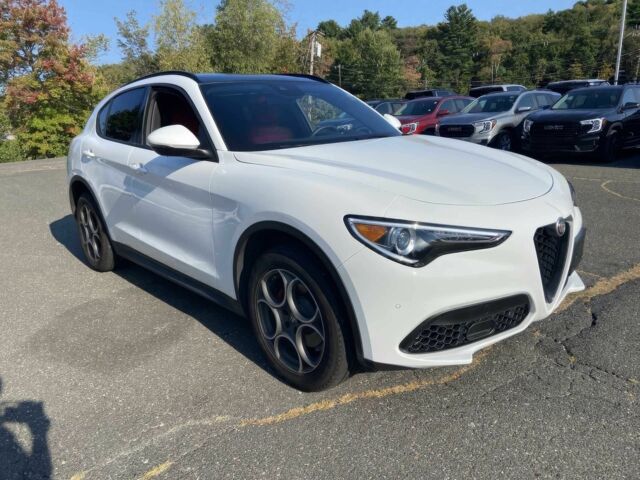 Белый Альфа stelvio, объемом двигателя 2 л и пробегом 17 тыс. км за 24700 $, фото 1 на Automoto.ua