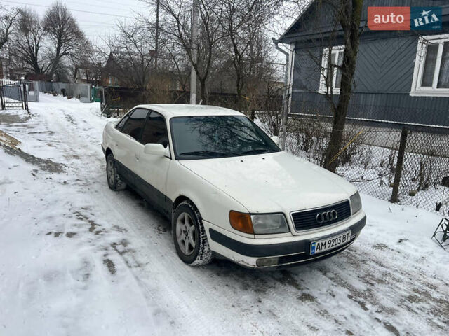 Белый Ауди 100, объемом двигателя 2.77 л и пробегом 345 тыс. км за 2150 $, фото 1 на Automoto.ua