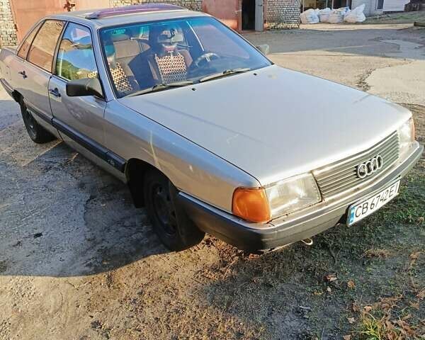 Бежевый Ауди 100, объемом двигателя 1.8 л и пробегом 386 тыс. км за 1650 $, фото 1 на Automoto.ua