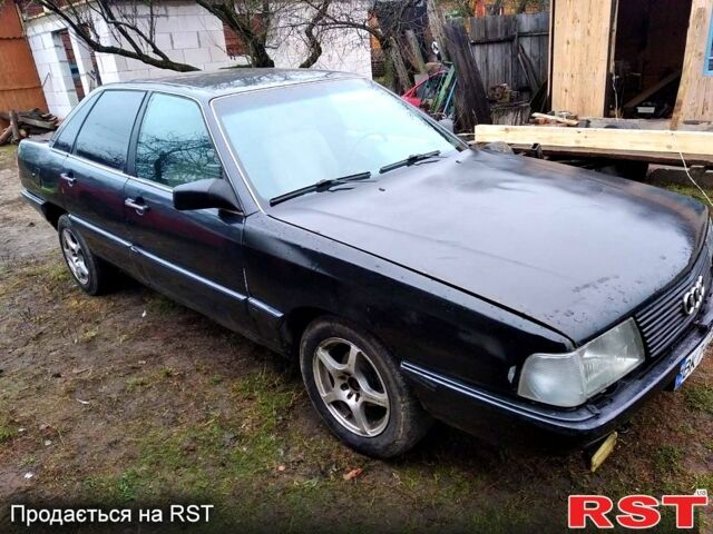 Черный Ауди 100, объемом двигателя 2.2 л и пробегом 185 тыс. км за 1100 $, фото 1 на Automoto.ua