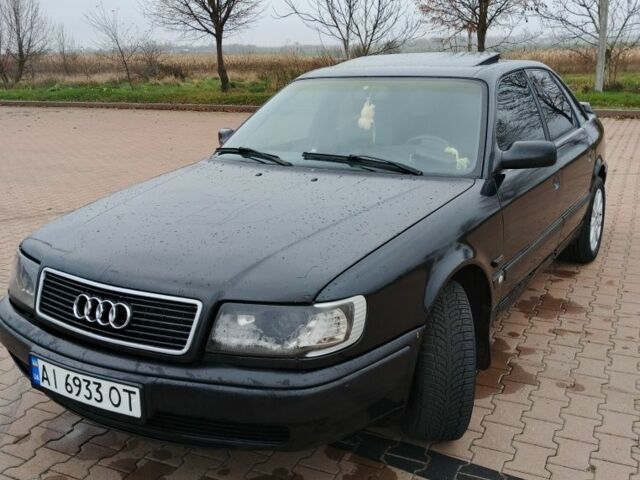 Черный Ауди 100, объемом двигателя 2.8 л и пробегом 324 тыс. км за 3000 $, фото 1 на Automoto.ua