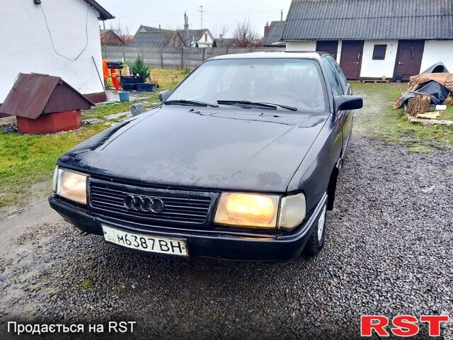 Чорний Ауді 100, об'ємом двигуна 2 л та пробігом 222 тис. км за 1100 $, фото 1 на Automoto.ua