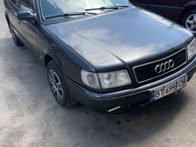 Черный Ауди 100, объемом двигателя 2.8 л и пробегом 480 тыс. км за 1600 $, фото 1 на Automoto.ua