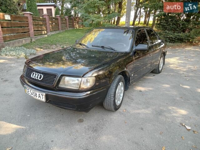 Черный Ауди 100, объемом двигателя 2.3 л и пробегом 245 тыс. км за 1500 $, фото 1 на Automoto.ua