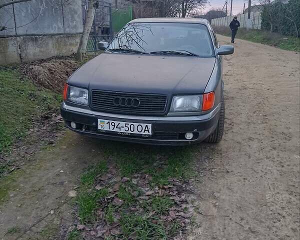 Черный Ауди 100, объемом двигателя 2.8 л и пробегом 308 тыс. км за 1800 $, фото 1 на Automoto.ua