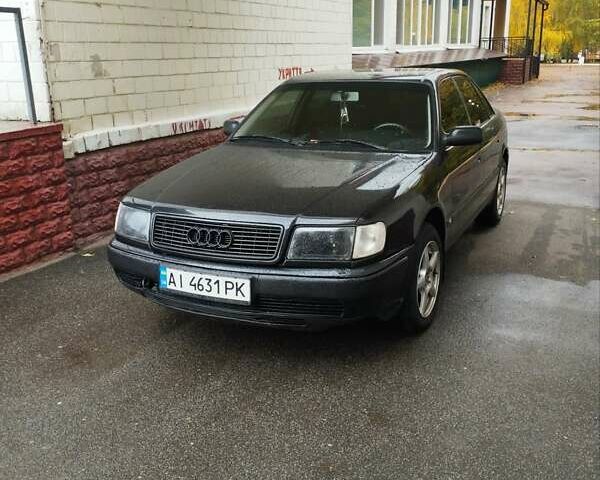 Черный Ауди 100, объемом двигателя 2.3 л и пробегом 216 тыс. км за 2500 $, фото 1 на Automoto.ua
