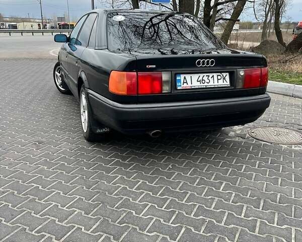 Черный Ауди 100, объемом двигателя 2.3 л и пробегом 220 тыс. км за 2400 $, фото 1 на Automoto.ua