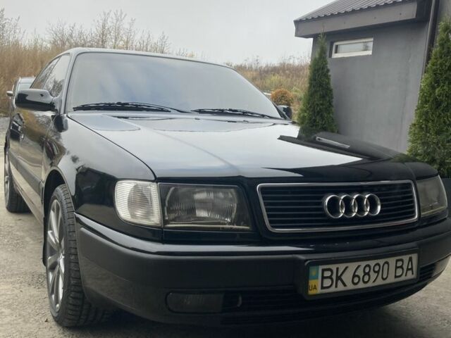 Черный Ауди 100, объемом двигателя 2.8 л и пробегом 604 тыс. км за 4000 $, фото 1 на Automoto.ua