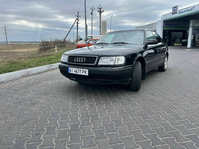 Черный Ауди 100, объемом двигателя 2.3 л и пробегом 220 тыс. км за 2400 $, фото 1 на Automoto.ua