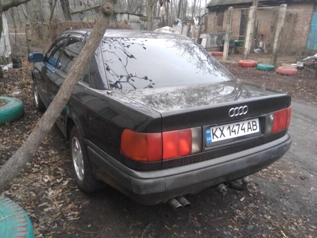 Черный Ауди 100, объемом двигателя 2.6 л и пробегом 390 тыс. км за 2900 $, фото 1 на Automoto.ua
