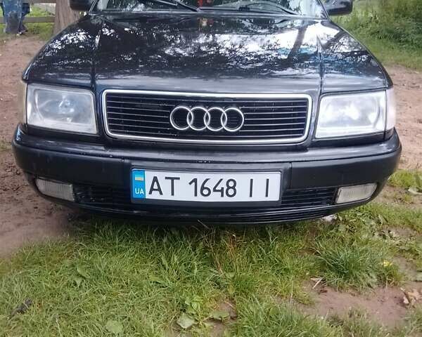 Черный Ауди 100, объемом двигателя 1.9 л и пробегом 350 тыс. км за 2400 $, фото 1 на Automoto.ua