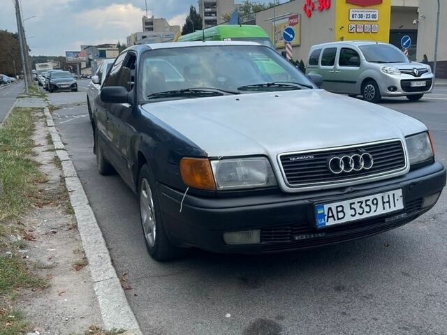 Черный Ауди 100, объемом двигателя 2 л и пробегом 350 тыс. км за 1500 $, фото 1 на Automoto.ua