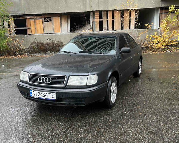Черный Ауди 100, объемом двигателя 2.46 л и пробегом 332 тыс. км за 3000 $, фото 1 на Automoto.ua