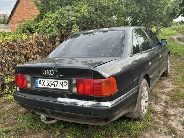 Черный Ауди 100, объемом двигателя 2 л и пробегом 400 тыс. км за 1800 $, фото 1 на Automoto.ua