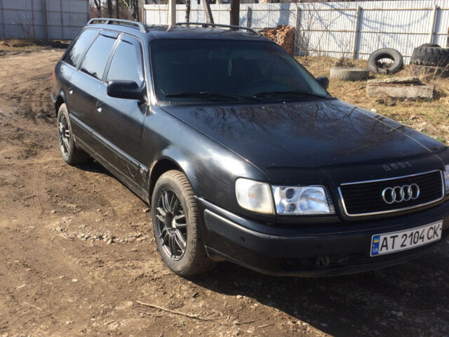 Черный Ауди 100, объемом двигателя 2.6 л и пробегом 253 тыс. км за 3000 $, фото 1 на Automoto.ua