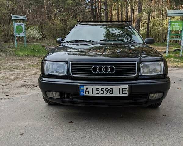 Черный Ауди 100, объемом двигателя 2.6 л и пробегом 350 тыс. км за 3600 $, фото 1 на Automoto.ua