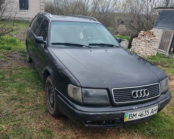 Черный Ауди 100, объемом двигателя 2.6 л и пробегом 350 тыс. км за 2400 $, фото 1 на Automoto.ua