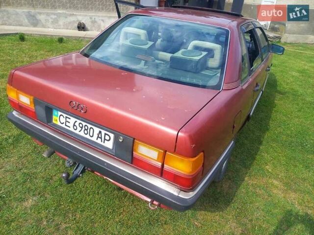 Ауди 100 1987 в Черновцах на Automoto.ua Красный Ауди 100, объемом двигателя 2 л и пробегом 268 тыс. км за 1500 $, фото 1 на Automoto.ua