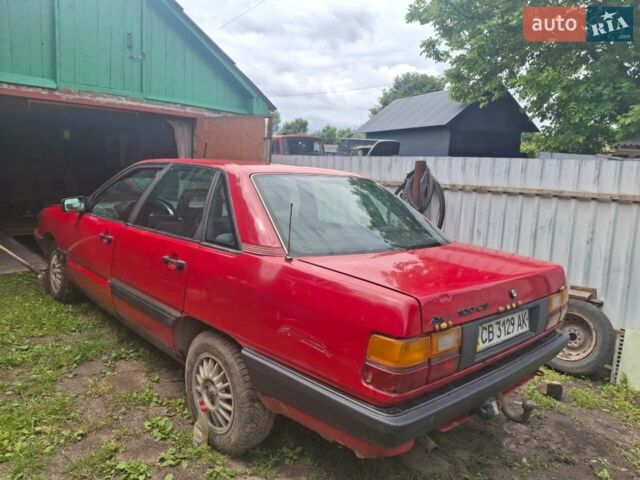 Красный Ауди 100, объемом двигателя 2 л и пробегом 420 тыс. км за 925 $, фото 1 на Automoto.ua