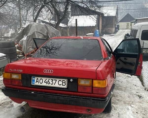 Червоний Ауді 100, об'ємом двигуна 2 л та пробігом 260 тис. км за 1450 $, фото 1 на Automoto.ua