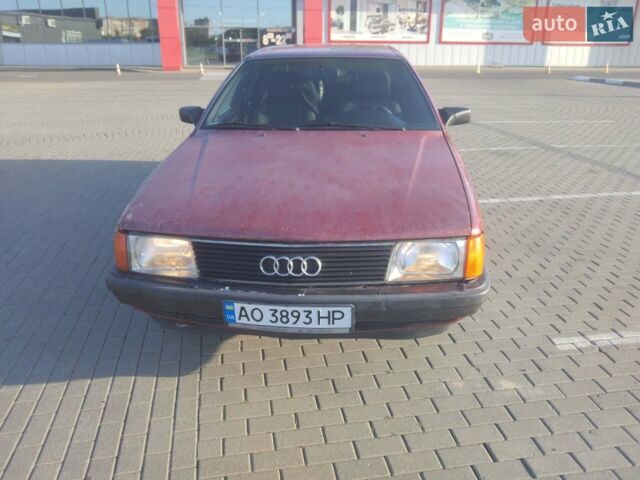 Червоний Ауді 100, об'ємом двигуна 2 л та пробігом 500 тис. км за 1800 $, фото 1 на Automoto.ua