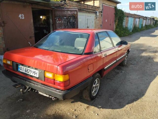 Красный Ауди 100, объемом двигателя 2.31 л и пробегом 100 тыс. км за 1500 $, фото 1 на Automoto.ua