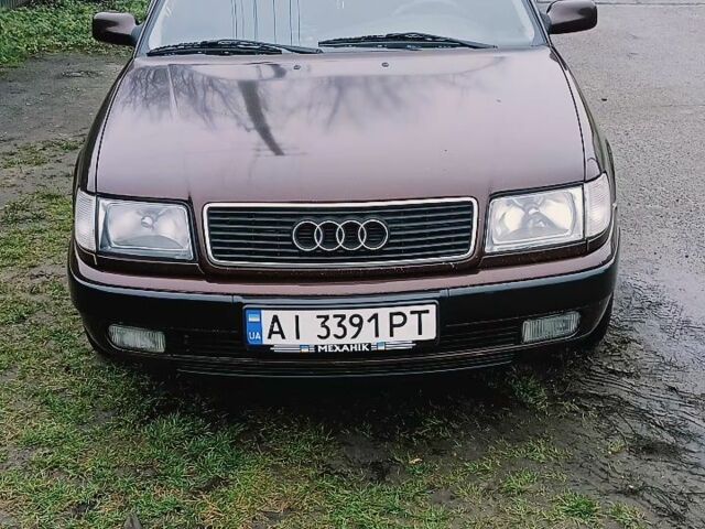 Красный Ауди 100, объемом двигателя 2.3 л и пробегом 289 тыс. км за 3000 $, фото 1 на Automoto.ua