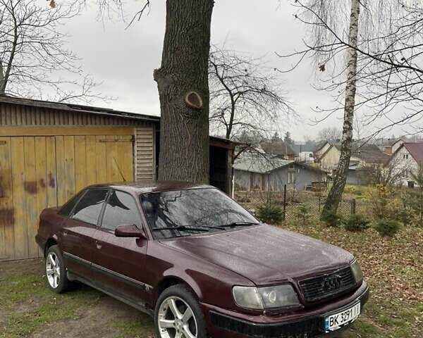 Червоний Ауді 100, об'ємом двигуна 2.77 л та пробігом 400 тис. км за 2000 $, фото 1 на Automoto.ua