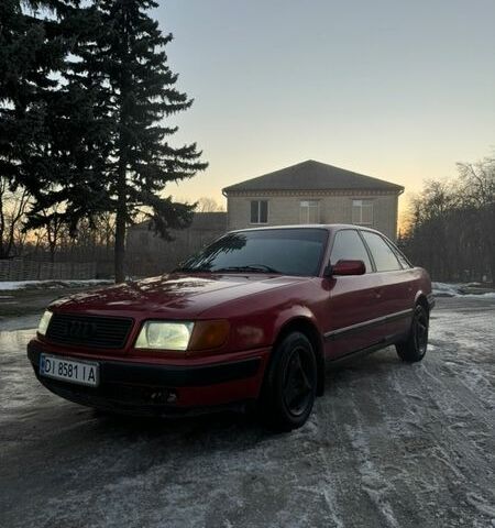 Червоний Ауді 100, об'ємом двигуна 2.31 л та пробігом 550 тис. км за 2200 $, фото 1 на Automoto.ua