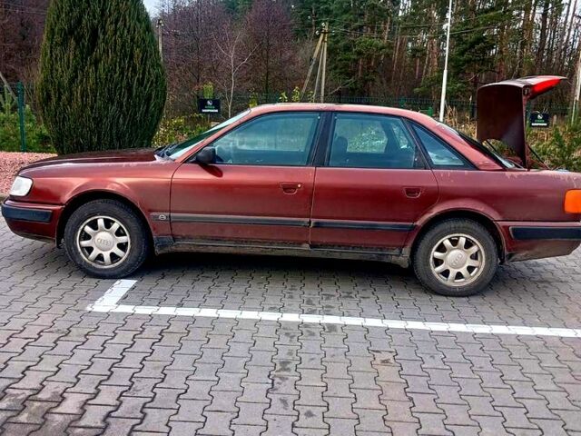 Красный Ауди 100, объемом двигателя 2 л и пробегом 530 тыс. км за 1700 $, фото 1 на Automoto.ua