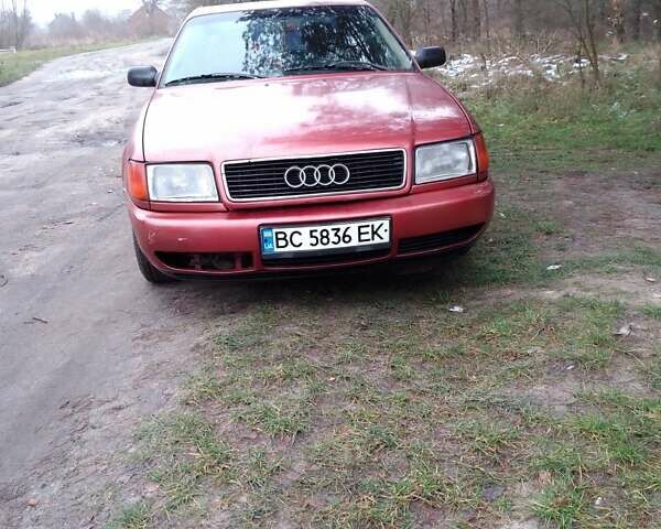 Червоний Ауді 100, об'ємом двигуна 2.5 л та пробігом 370 тис. км за 2600 $, фото 1 на Automoto.ua