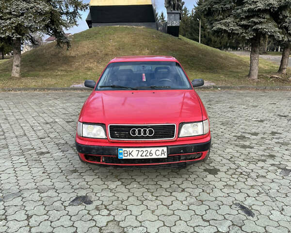 Красный Ауди 100, объемом двигателя 2.31 л и пробегом 442 тыс. км за 2300 $, фото 1 на Automoto.ua