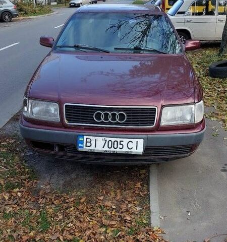 Красный Ауди 100, объемом двигателя 2.3 л и пробегом 432 тыс. км за 1711 $, фото 1 на Automoto.ua