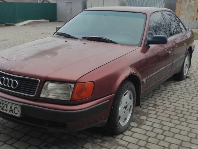 Красный Ауди 100, объемом двигателя 2.3 л и пробегом 400 тыс. км за 2999 $, фото 1 на Automoto.ua