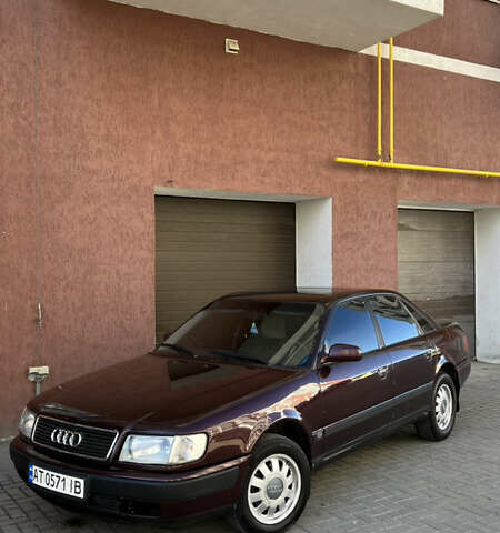 Красный Ауди 100, объемом двигателя 2.77 л и пробегом 200 тыс. км за 2999 $, фото 1 на Automoto.ua