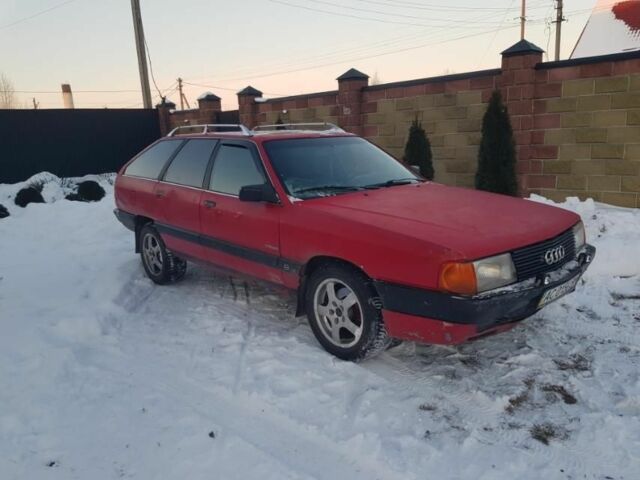 Червоний Ауді 100, об'ємом двигуна 2.5 л та пробігом 340 тис. км за 1100 $, фото 1 на Automoto.ua