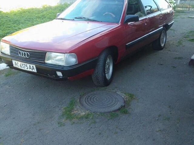 Червоний Ауді 100, об'ємом двигуна 2 л та пробігом 328 тис. км за 1193 $, фото 1 на Automoto.ua