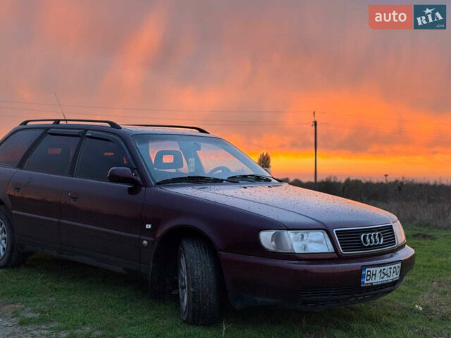 Красный Ауди 100, объемом двигателя 2.5 л и пробегом 550 тыс. км за 3000 $, фото 1 на Automoto.ua