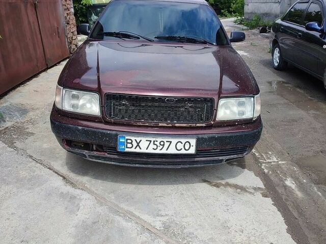 Красный Ауди 100, объемом двигателя 2.5 л и пробегом 420 тыс. км за 2100 $, фото 1 на Automoto.ua