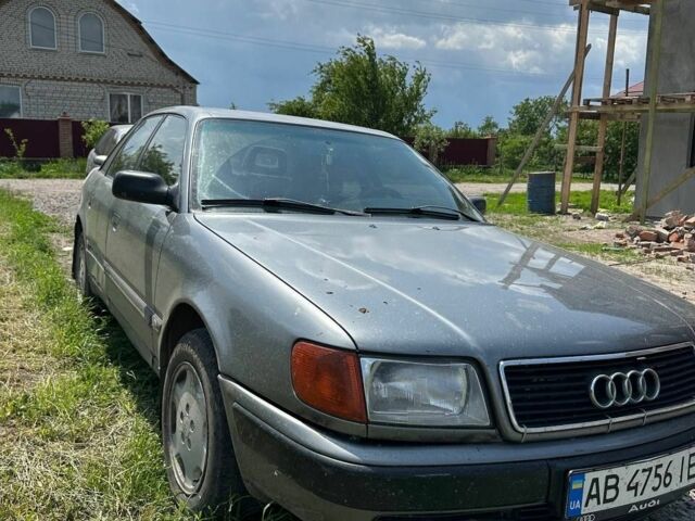 Серый Ауди 100, объемом двигателя 2.8 л и пробегом 1 тыс. км за 1750 $, фото 1 на Automoto.ua