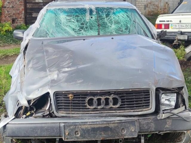 Серый Ауди 100, объемом двигателя 2.3 л и пробегом 350 тыс. км за 1000 $, фото 1 на Automoto.ua